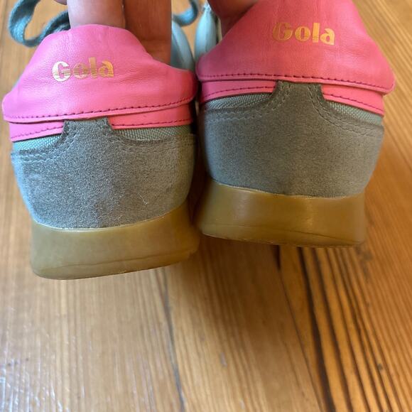 Gola Tornado teal green lace low top women's sneakers SIZE 9.5 - Picture 2 of 8